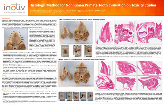 NHP Histologic Tooth Eval Poster Lander Img