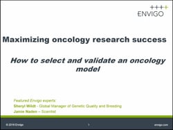 Maximizing oncology research success