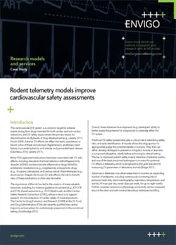 Implanted telemetry rodent models improve cardiovascular safety assessments