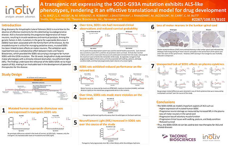 A Transgenic Rat Expressing the SOD1-G93A Mutation Exhibits ALS-Like ...